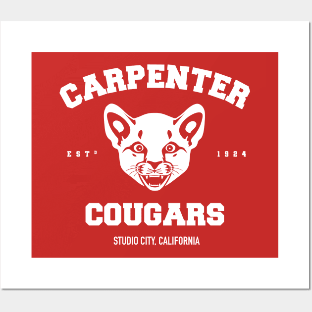Carpenter Cougars (Cub Version) - Studio City California Wall Art by johnwooden